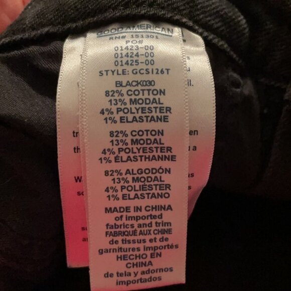 GOOD AMERICAN Good Curves Faded Black Wash Jeans - Picture 11 of 12